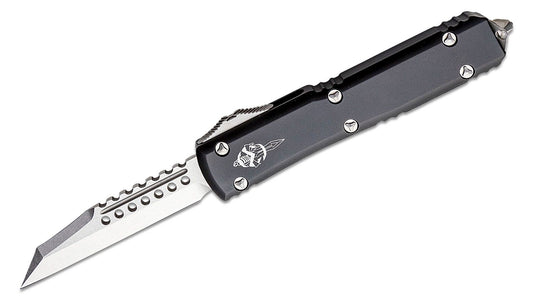 Microtech Ultratech Warhound Signature Series Stonewash Standard Out the Front Knife