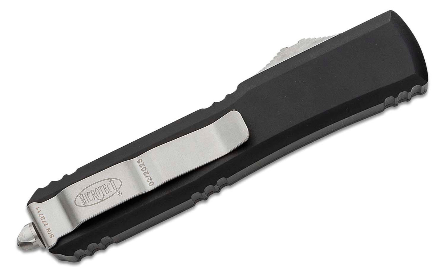 Microtech Ultratech S/E Apocalyptic Partial Serrated Out the Front Knife