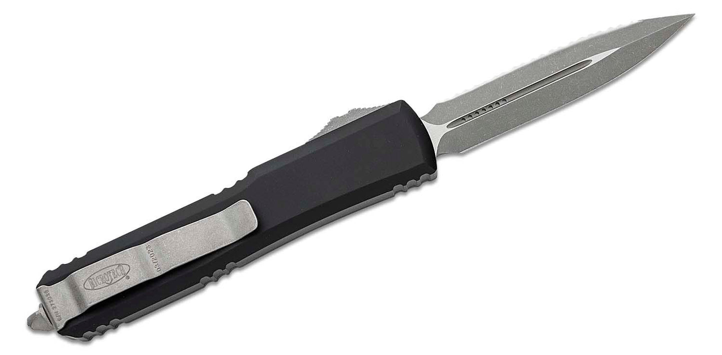 Microtech Ultratech D/E Apocalyptic Full Serrated Out the Front Knife