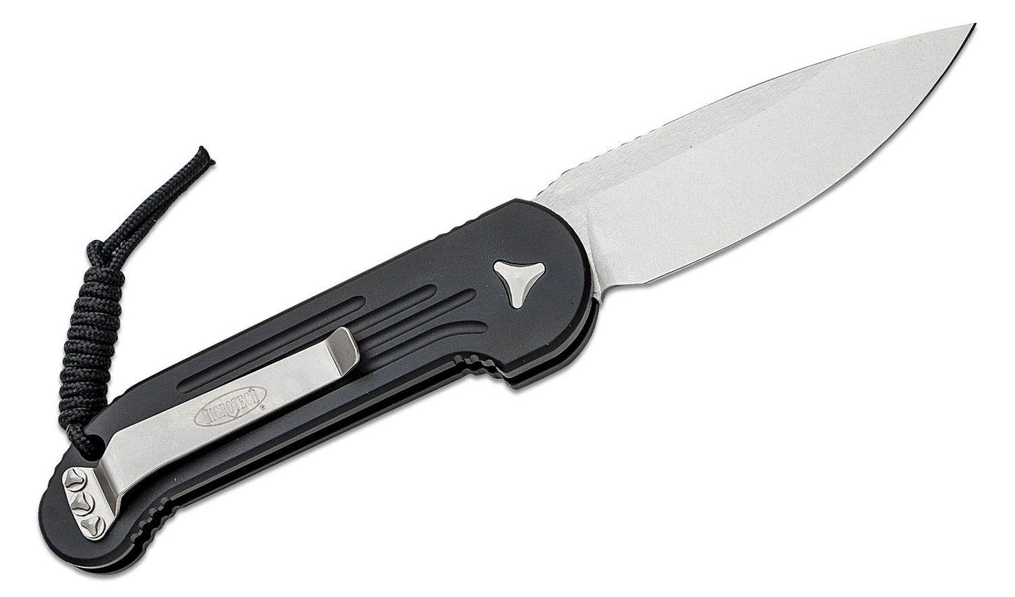 Microtech L.U.D.T. Stonewash Standard Auto Folding Knife