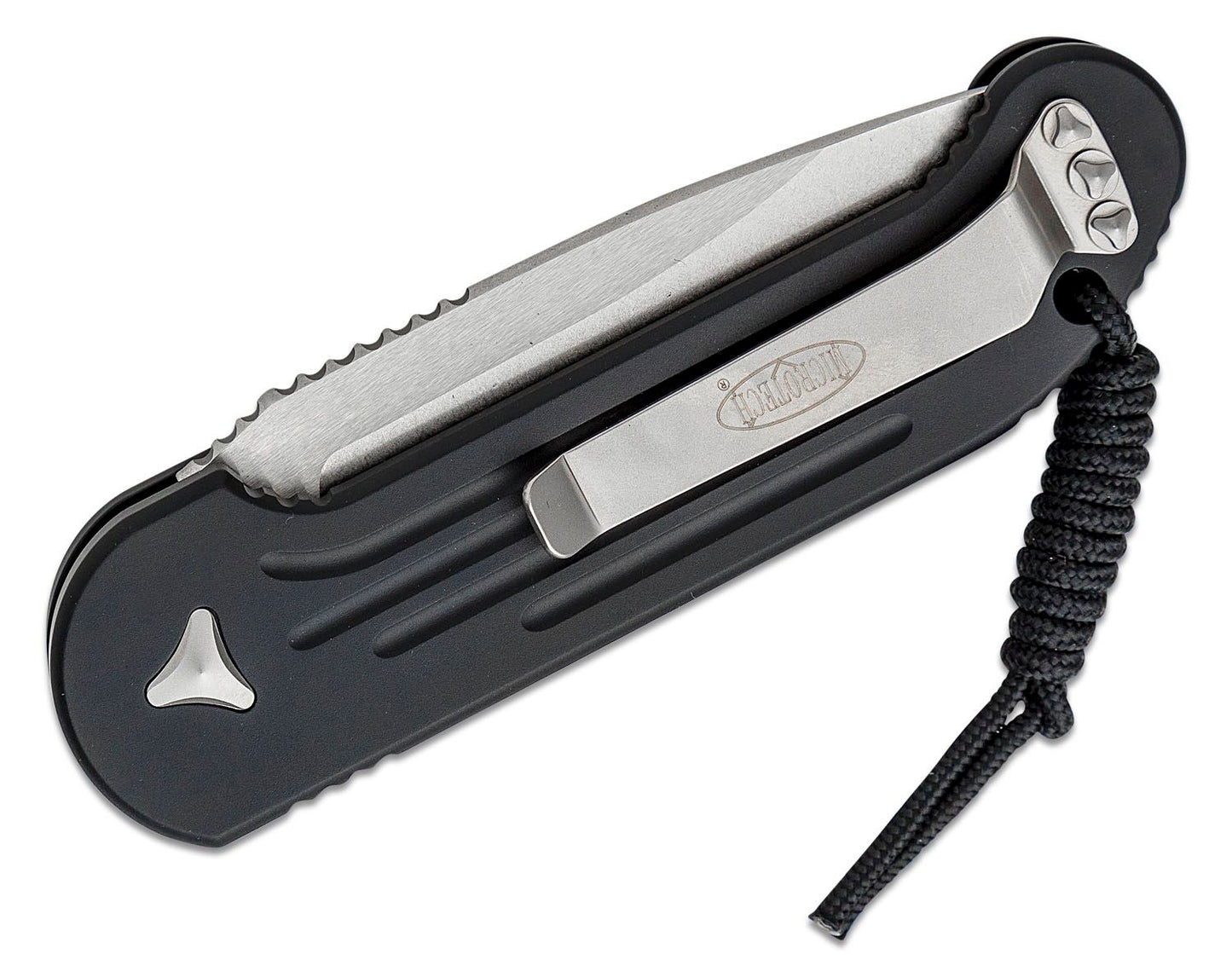 Microtech L.U.D.T. Stonewash Standard Auto Folding Knife