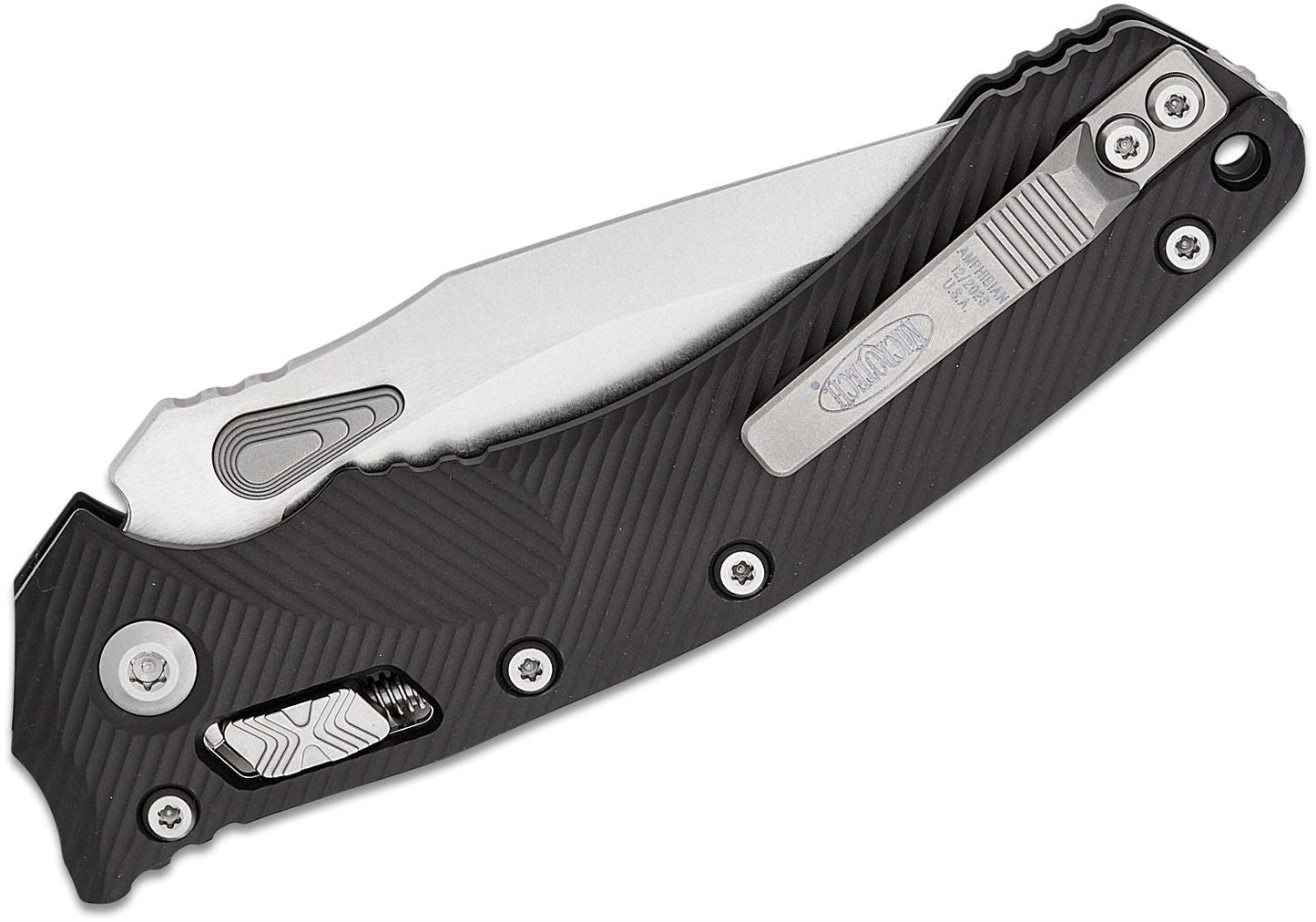 Microtech Amphibian RAM-LOK Fluted Apocalyptic Standard Folding Knife