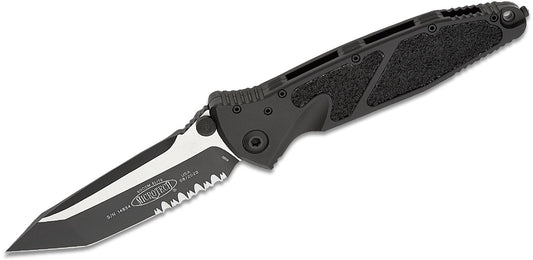 Microtech Socom Elite Tactical Partial Serrated Tanto Blade Folding Knife