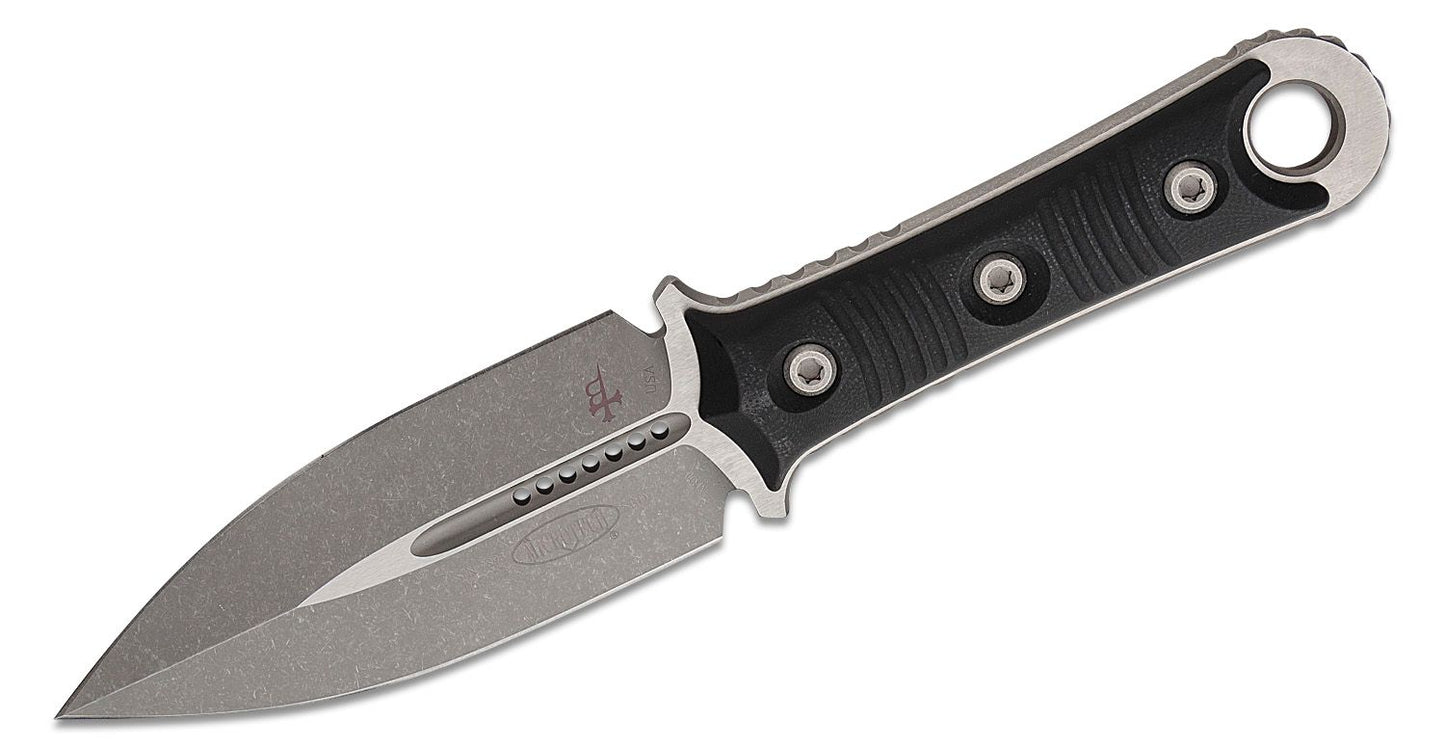 Microtech SBD Double Edge Stonewash Standard Fixed Blade