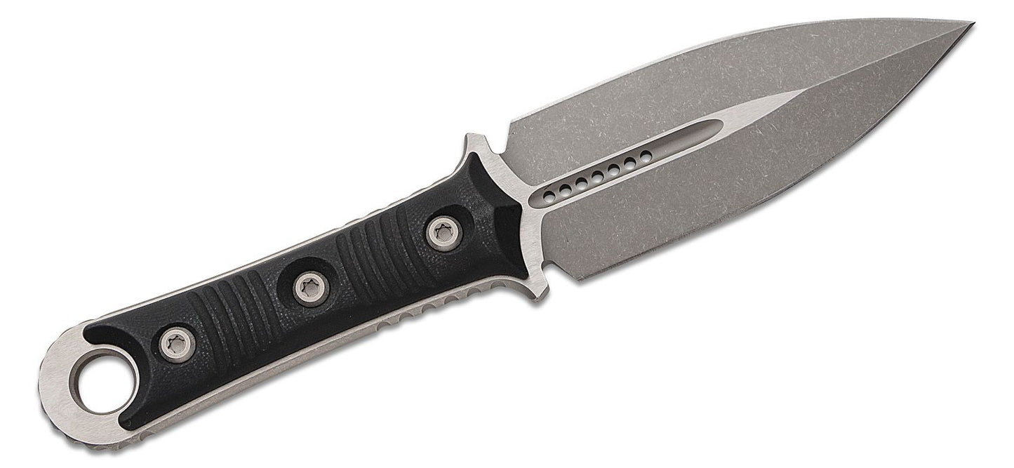 Microtech SBD Double Edge Stonewash Standard Fixed Blade