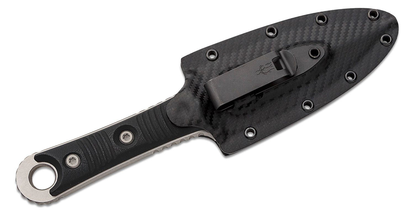 Microtech SBD Double Edge Stonewash Standard Fixed Blade