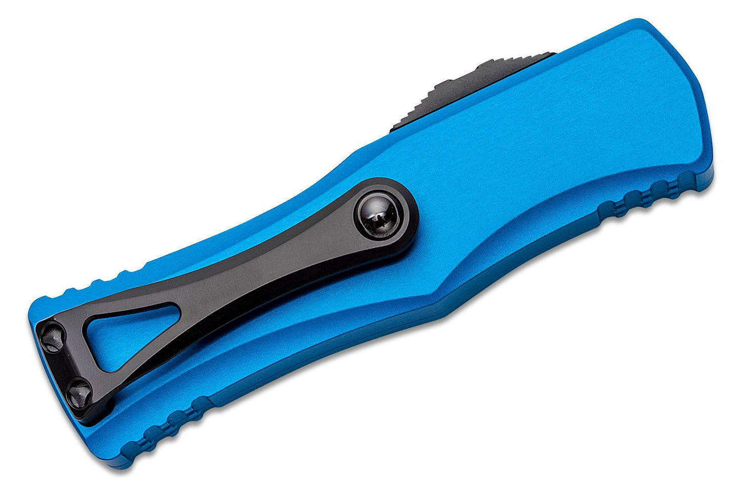Microtech Hera D/E Blue Full Serrated Out the Front Knife