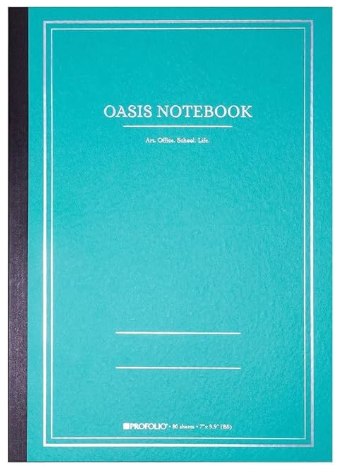 Oasis Notebook B5 7"x9.9" 80 Sheets