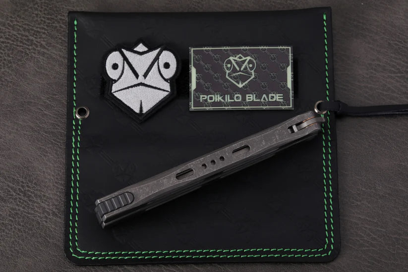 PoiKilo PM1 Hydra DAO Titanium Live Blade Balisong