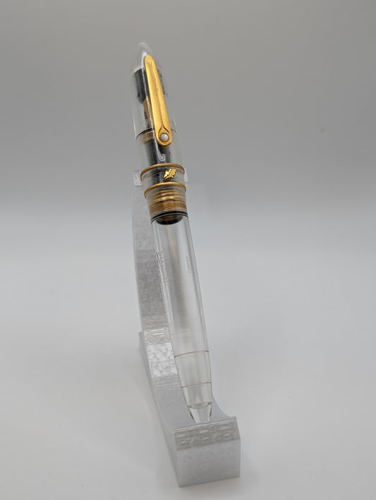 Stipula Model T Nuda Clear Crystal Resin Flex Nib Fountain Pen Limited Edition