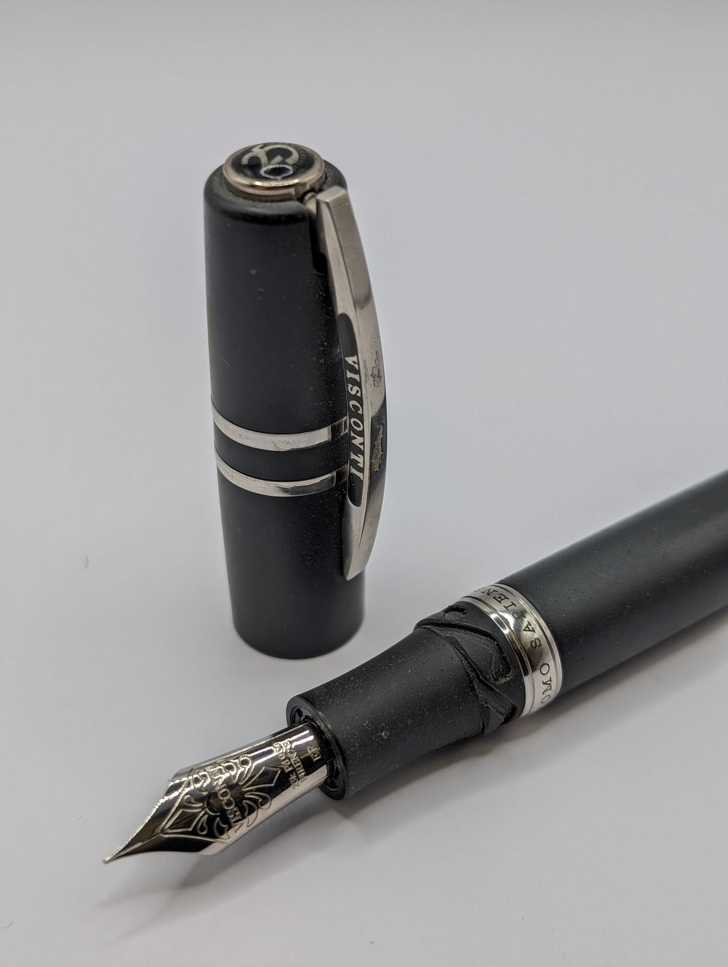 Visconti Homo Sapiens Steel 25th Anniversary Fountain Pen Extra Fine