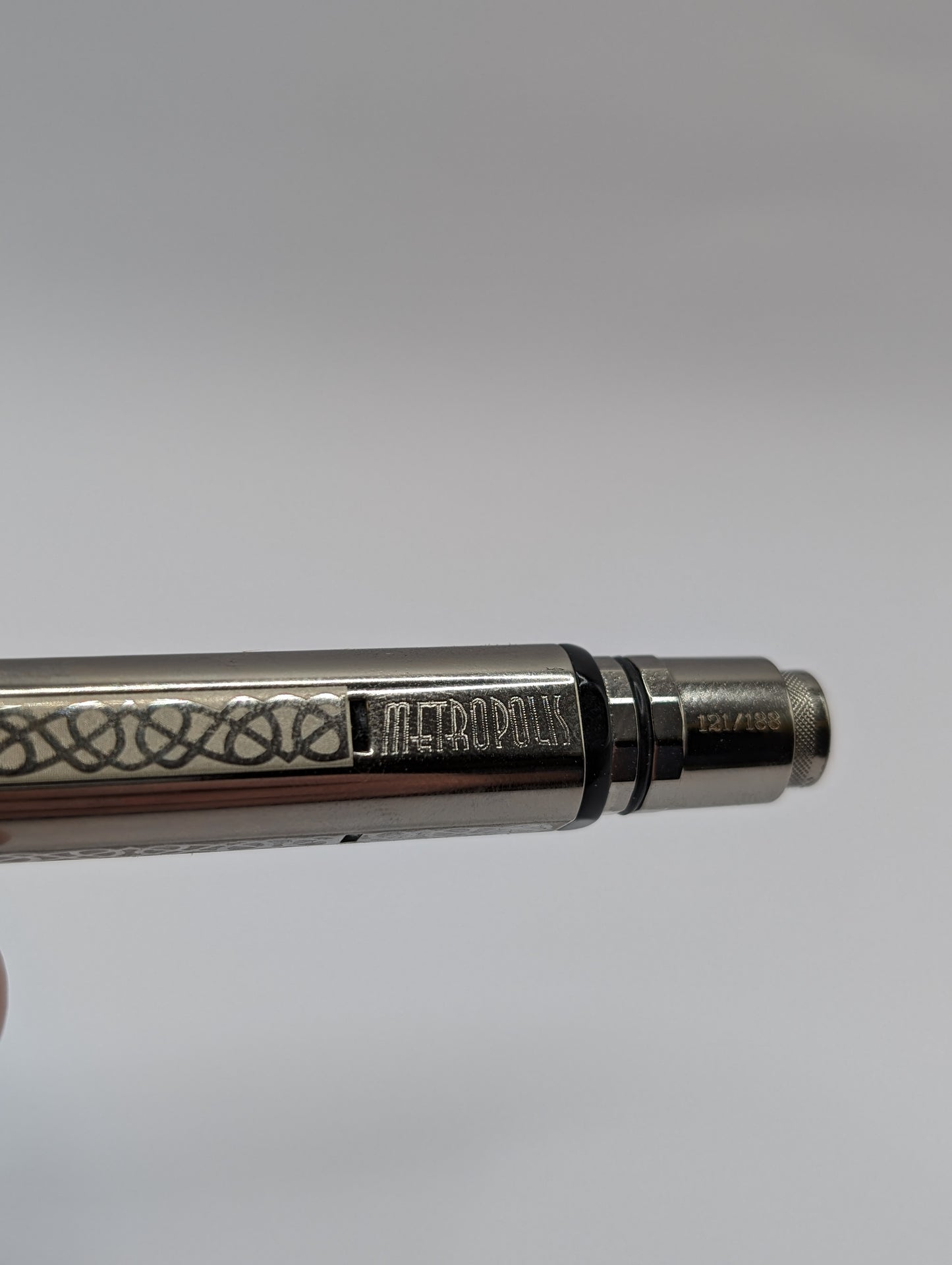 Visconti Metropolis Gordian Knot Silver Rollerball Pen