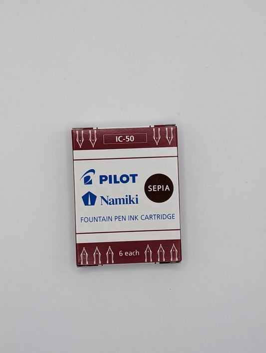 Pilot Namiki IC-50 Fountain Pen Ink Cartridge 6pk