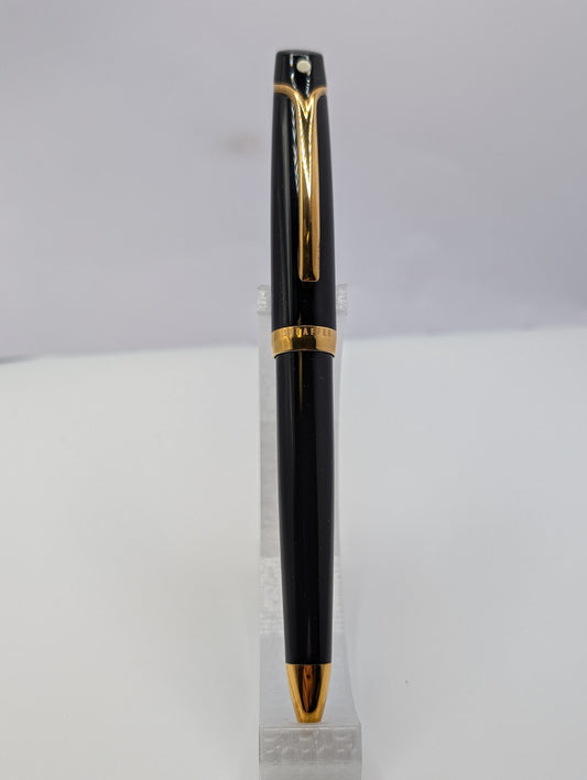 Sheaffer Valor Gloss Black w/ Gold Trim Ballpoint Pen