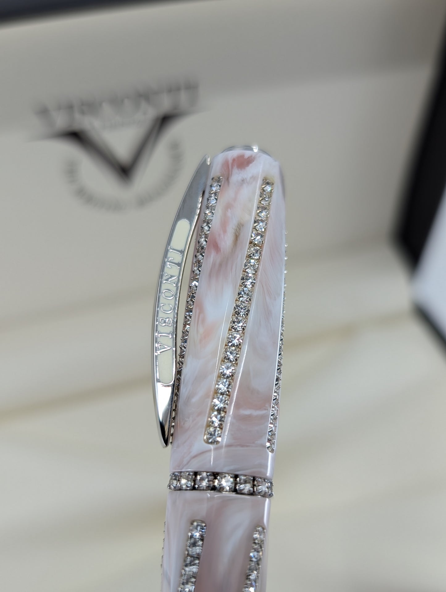 Visconti Divina Royale Peau D'Ange Pink Ballpoint Pen