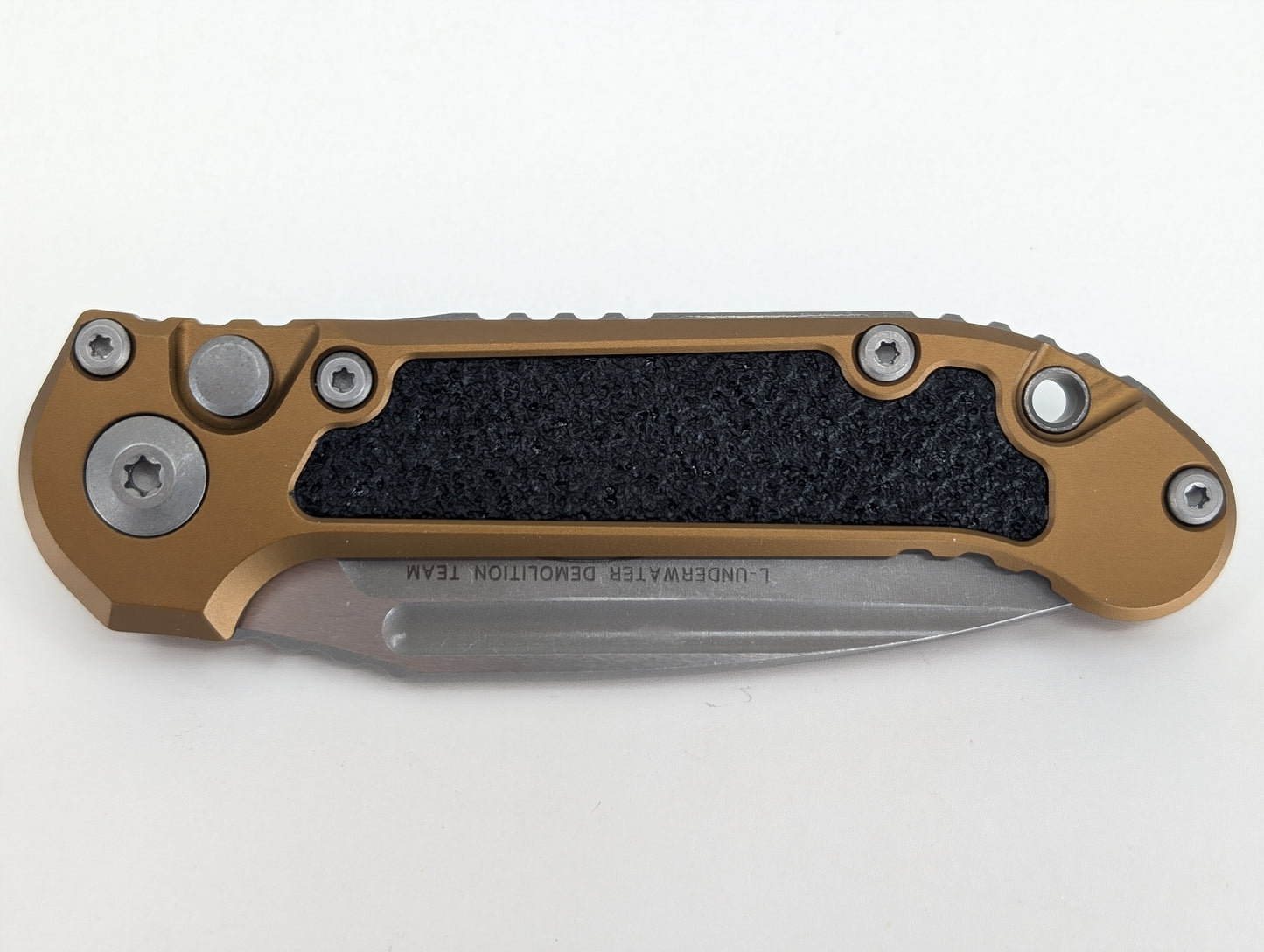 Microtech L.U.D.T. S/E Gen III Tan Apocalyptic Partial Serrated