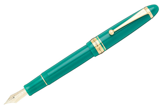 Pilot Custom 743 Green Fountain Pen Fine Nib