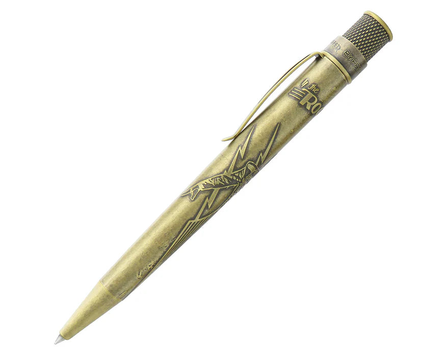 Retro 51 Tornado Rocketeer The Rocketeer Brass Rollerball Pen