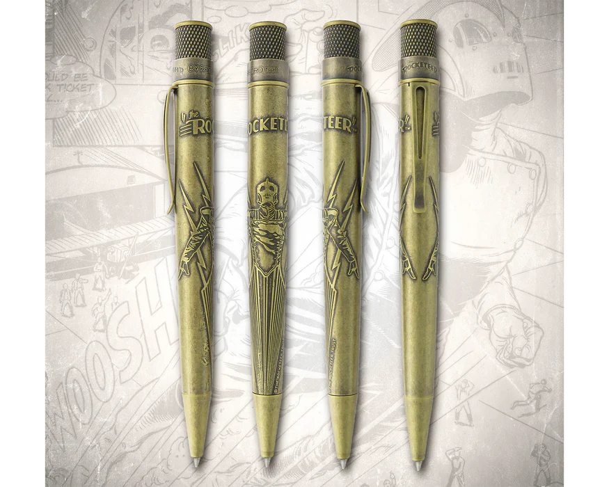 Retro 51 Tornado Rocketeer The Rocketeer Brass Rollerball Pen