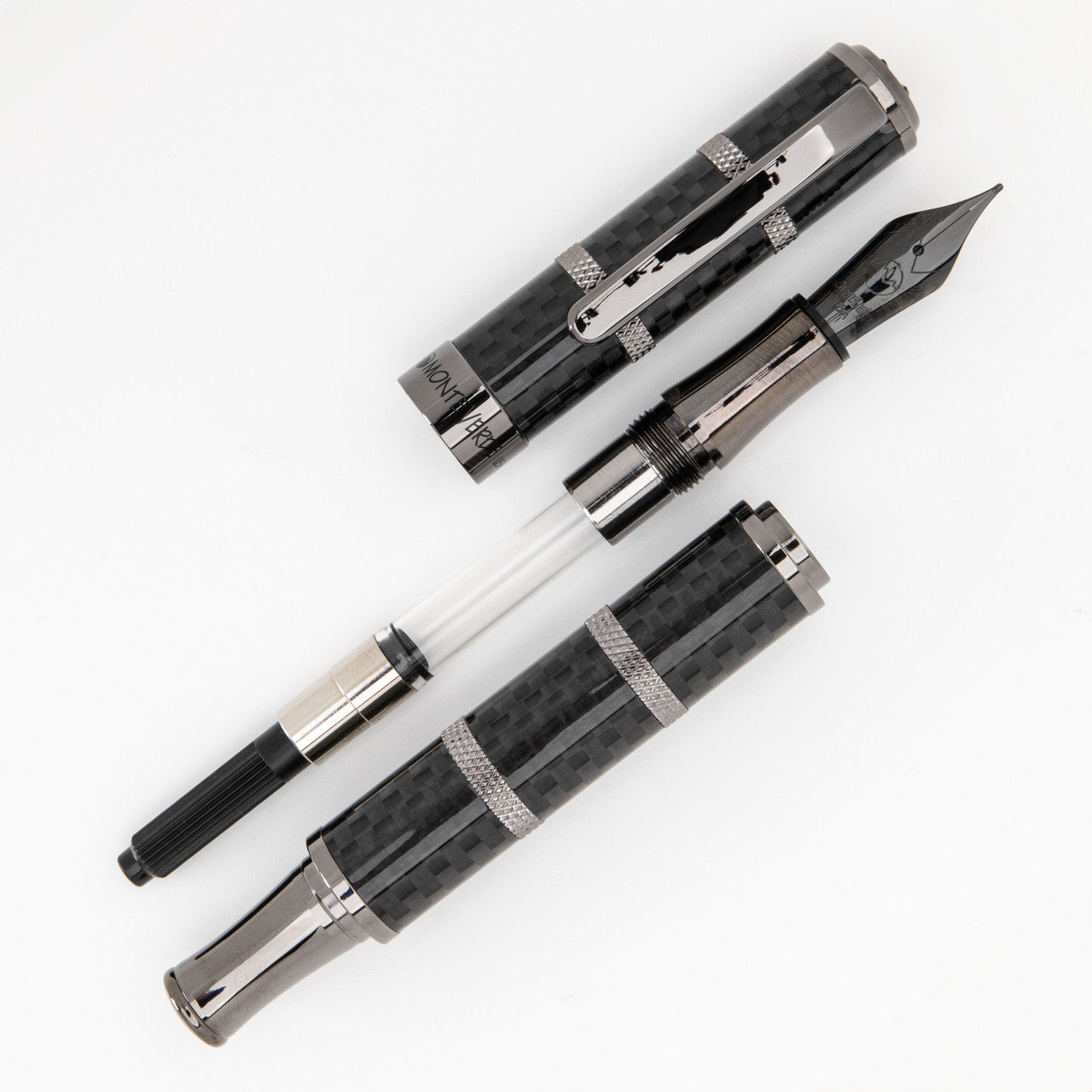 Monteverde Regatta Sport Full Carbon Fountain Pen Medium Nib