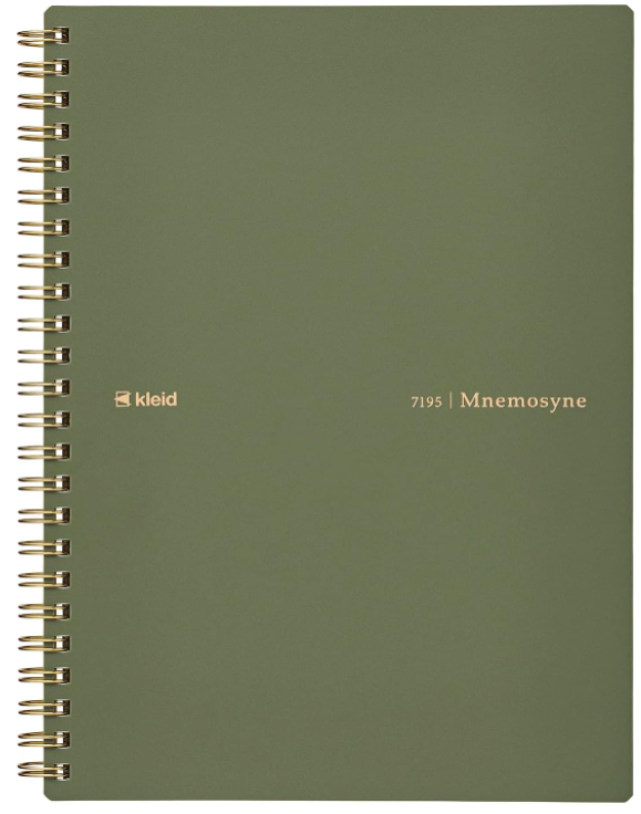 Mnemosyne Kleid A5 2mm Grid Notebook