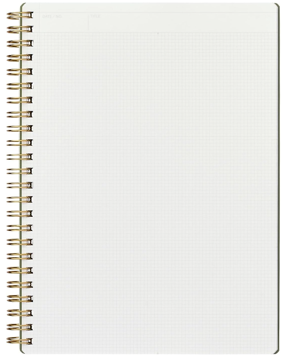 Mnemosyne Kleid A5 2mm Grid Notebook