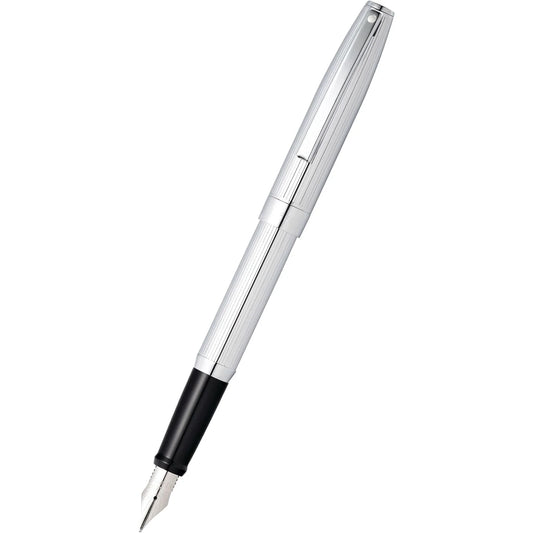 Sheaffer Sagaris Brushed Chrome Fountain Pen