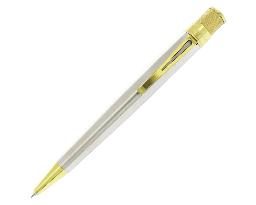 Retro 51 Tornado Classic Lacquer Stainless / Brass Rollerball Pen