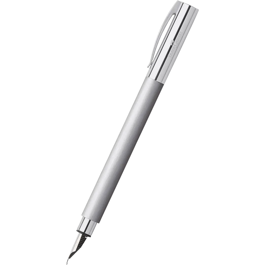 Faber-Castell Ambition Stainless Steel Fountain Pen Medium Nib