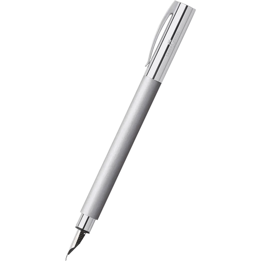 Faber-Castell Ambition Stainless Steel Fountain Pen Medium Nib