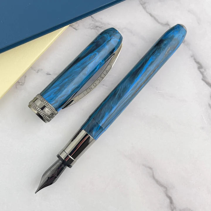 Visconti Rembrandt Azure Fountain Pen Medium Nib