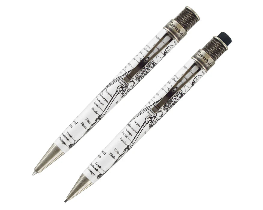 Retro 51 Dr. Gray Rollerball Pen and Mechanical Pencil 1.15mm Gift Set.