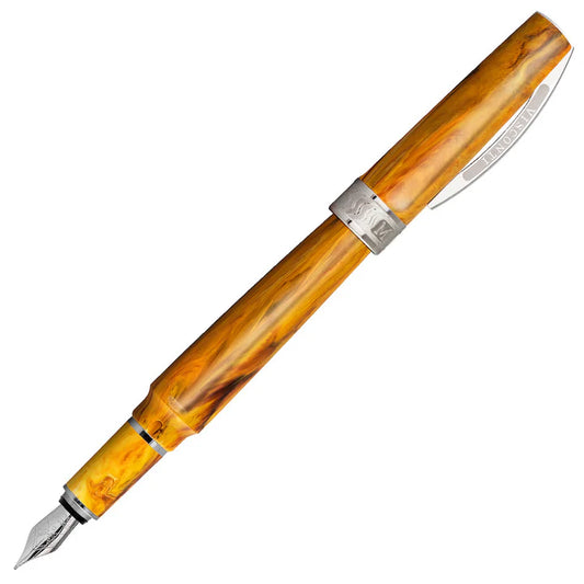 Visconti Mirage Amber Fountain Pen Medium Nib