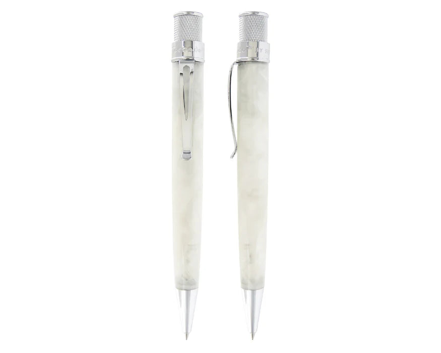 Retro 51 Vault Opal White Acrylic Rollerball Pen