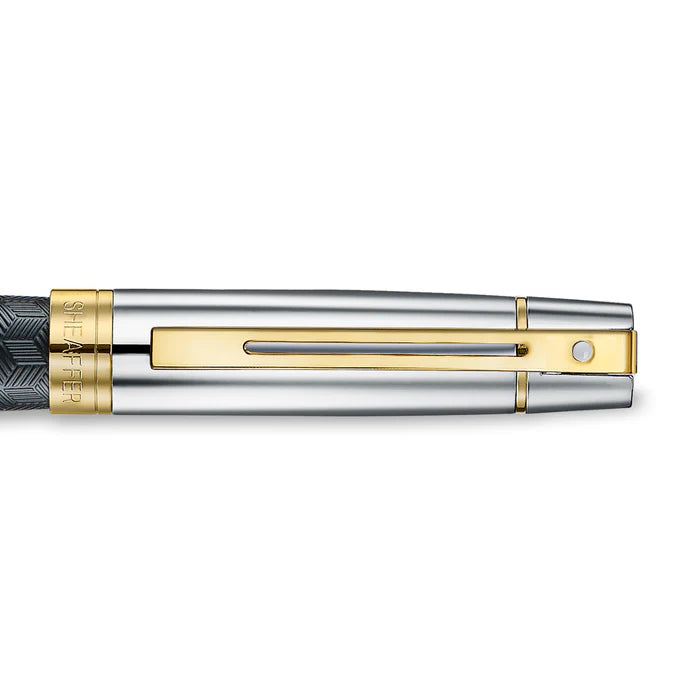 Sheaffer 300 Engraved Matte Black with PVD Gold Trims Rollerball Pen