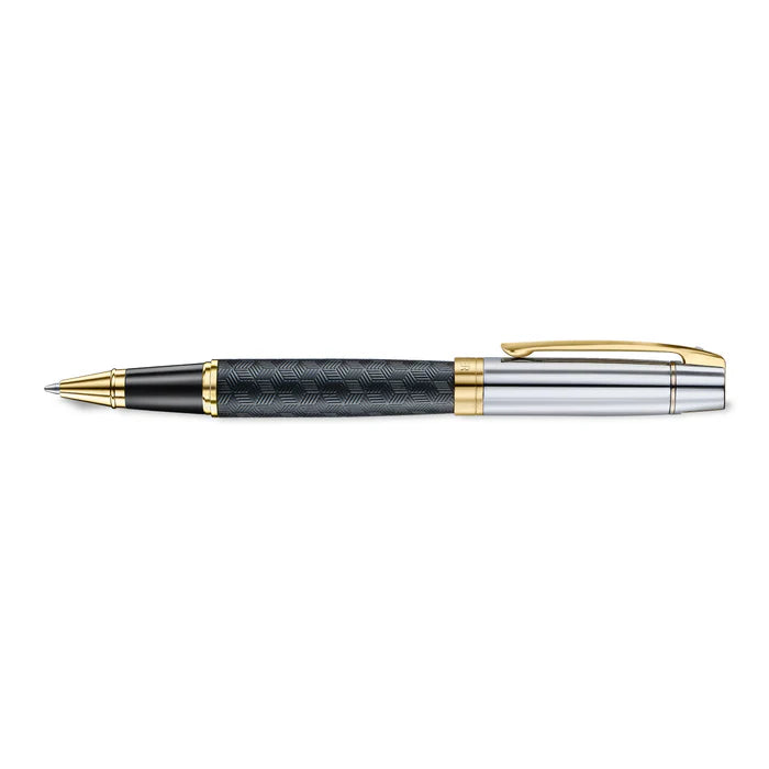 Sheaffer 300 Engraved Matte Black with PVD Gold Trims Rollerball Pen