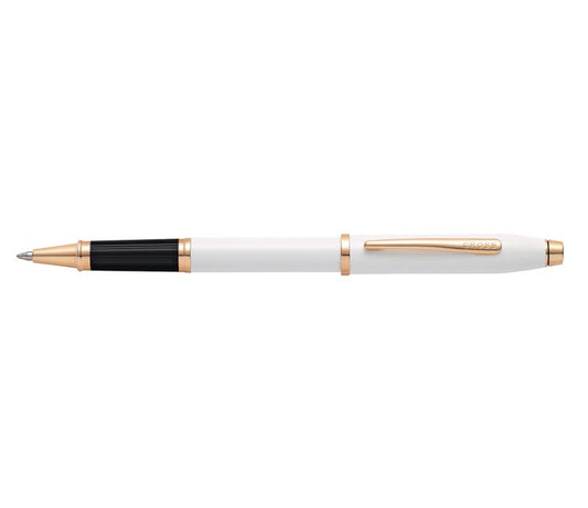 AT Cross Century II White Lacquer Rollerball Pen