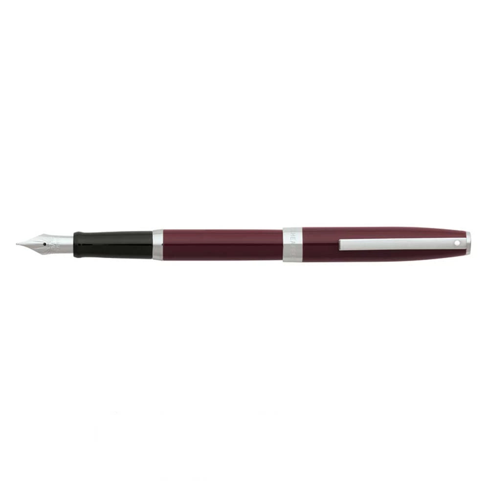 Sheaffer Sagaris Gloss Wine Fountain Pen Fine Nib