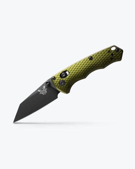 Benchmade Full Immunity Woodland Green Aluminum Folding Knife