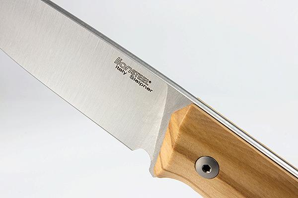 Lionsteel B35 Olive Wood Fixed Blade Knife