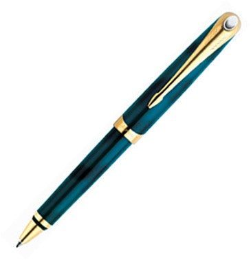 Parker Ellipse Blue Lacquer Ballpoint Pen