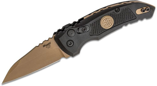 Hogue SIG A01-MS Emperor Scorpion Wharncliffe FDE Auto Folding Knife