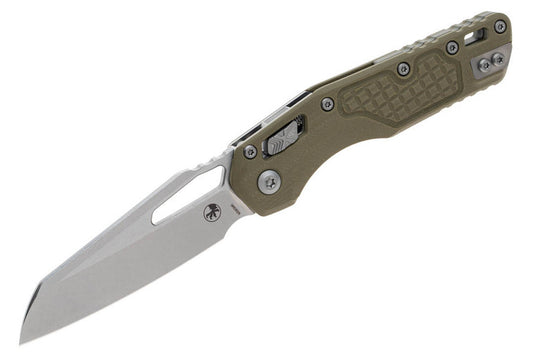 MSI S/E  Frag G10 OD Green "Lawnman" Stonewash Folding Knife