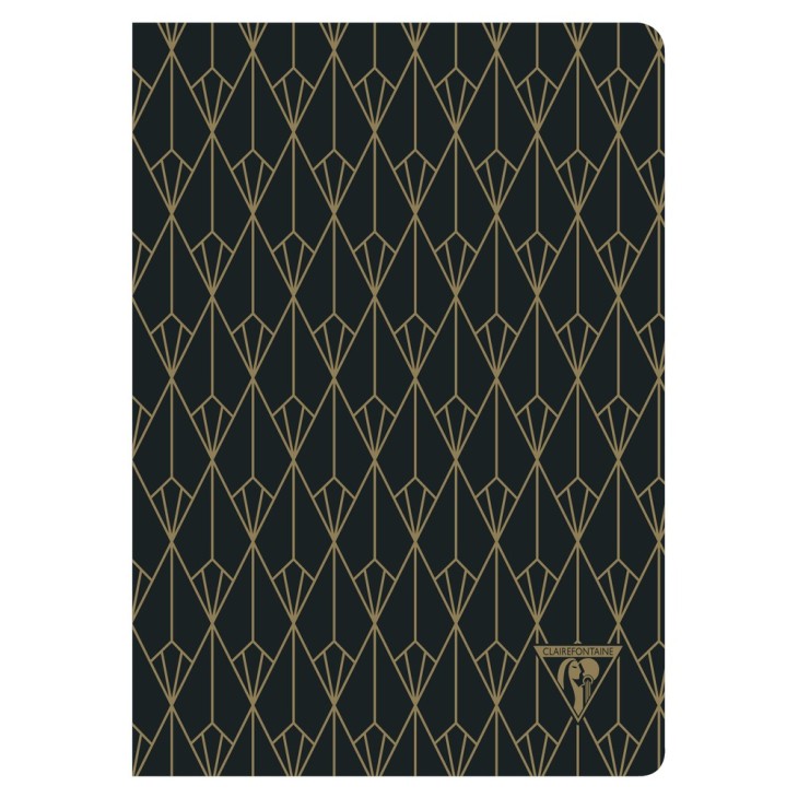 Clairefontaine Neo Deco Black Diamond A5 Lined Notebook