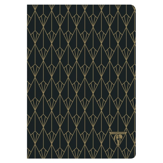 Clairefontaine Neo Deco Black Diamond A5 Lined Notebook