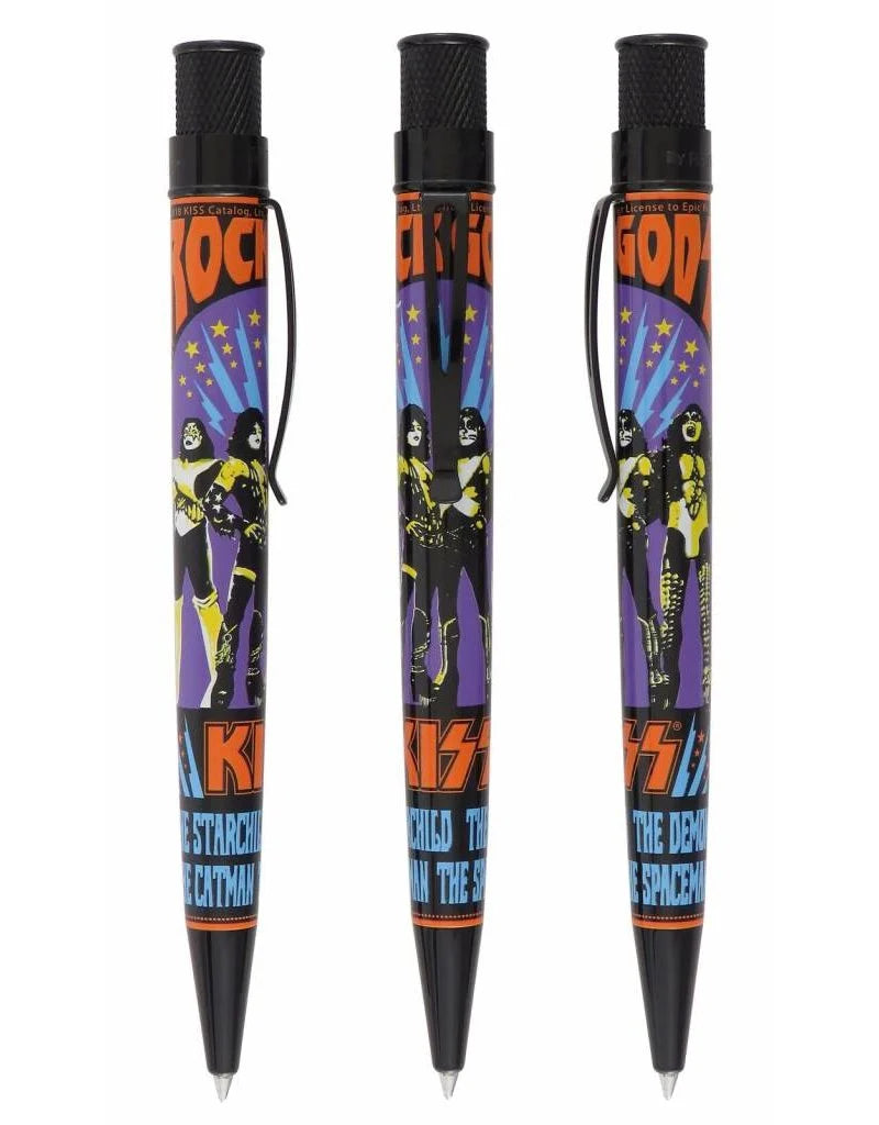 Retro 51 Tornado Kiss Rock Poster Rollerball Pen