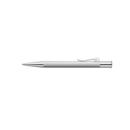 Graf Von Faber Propelling Guilloche Rhodium Ballpoint Pen