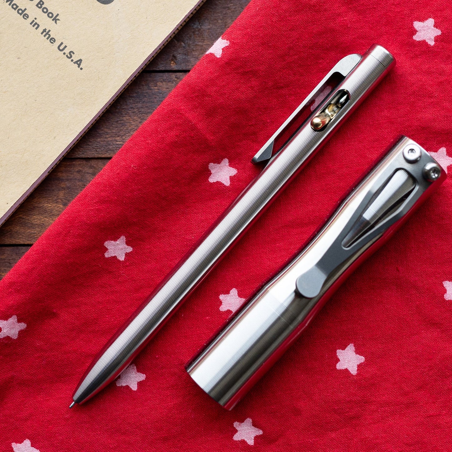 Tactile Turn Switch Titanium Rollerball Pen