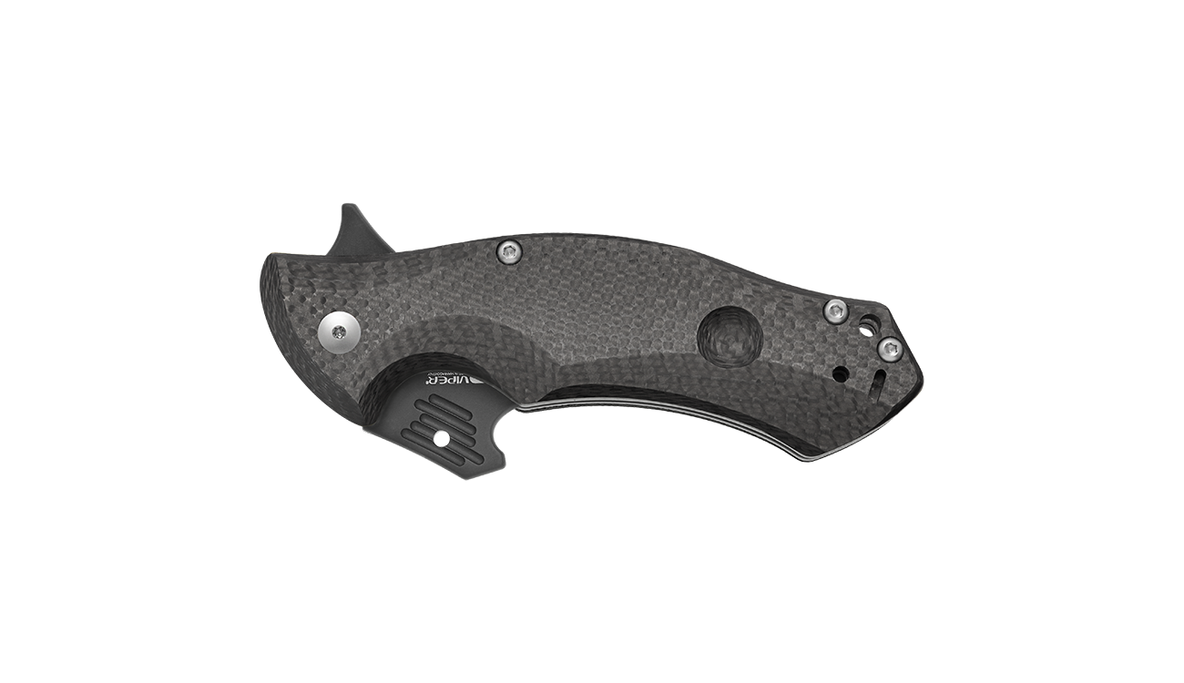 Viper Maga Carbon Fiber Black Blade Folding Knife